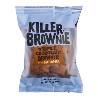 Killer Brownie Company Individually Wrapped Triple Chocolate Killer Brownie, 4.5 Each, 36 Per Case