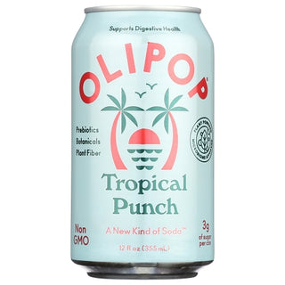 Olipop Prebiotic Soda, Classic Grape, Refrigerated, 12 Fluid Ounce, 12 Per Case