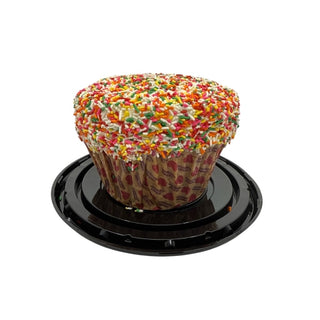 Crumbs Bakeshop Vanilla Birthday Cake Colossal Cupcake, 60 Ounce, 4 Per Case