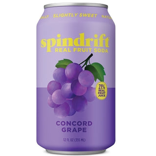 Spindrift Concord Freeze Soda, 12 Fluid Ounce, 12 Per Case