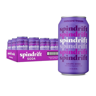 Spindrift Concord Freeze Soda, 12 Fluid Ounce, 12 Per Case