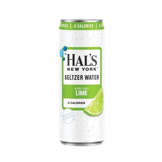 Hal's New York Lime Seltzer, 12 Fluid Ounce, 8 Per Pack, 3 Per Case