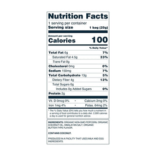 Lesserevil Popcorn Himalayan Pink Salt, 0.88 Ounce, 18 Per Case