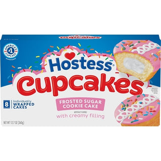 Hostess Single Serve Frozen Strawberry Cupcakes, 3.17 Ounce, 6 Per Pack, 6 Per Case