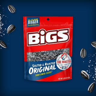 Bigs Sunflower Seeds Original Roasted & Salted, 5.35 Ounce, 12 Per Case
