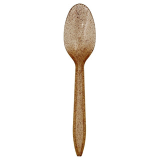 The Sustainable Agave Company 6" Agave Brown Spoon - Bulk, 1000 Piece