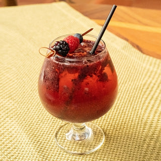 The Sustainable Agave Company 8" Agave Black Regular Straws - Wrapped, 5000 Piece