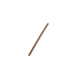 The Sustainable Agave Company 5" Agave Brown Regular Straws - Unwrapped, 8000 Piece