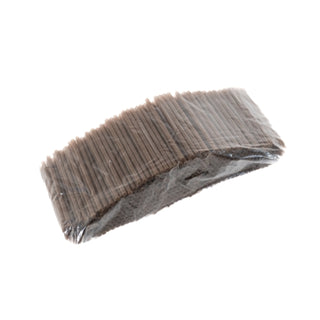 The Sustainable Agave Company 5" Agave Brown Regular Straws - Unwrapped, 8000 Piece
