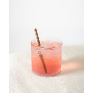 The Sustainable Agave Company 5" Agave Brown Regular Straws - Unwrapped, 8000 Piece