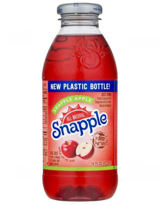 Snapple All Natural, Snapple Apple, 16 oz Plastic Bottles (Pack of 12)