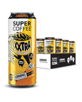 Super Coffee XXTRA, Caramel, 15oz (Pack of 12)