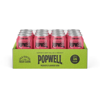 Popwell Cherry Citrus 12 Pack, 12 Fluid Ounce, 12 Per Case
