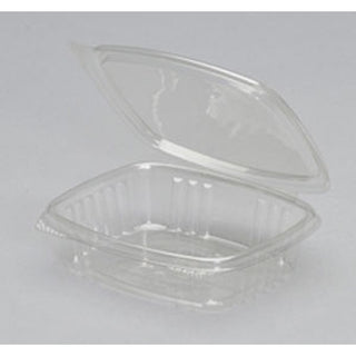 Genpak - Hinged 5.38 Inch X 4.5 Inch X 2.5 Inch Clear Hinged Deli Container, 100 Each, 100 Per Pack, 2 Per Case
