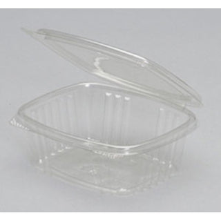 Genpak - Hinged 5.38 Inch X 4.5 Inch X 2.5 Inch Clear Hinged Deli Container, 100 Each, 100 Per Pack, 2 Per Case