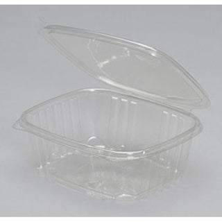 Genpak - Hinged 5.38 Inch X 4.5 Inch X 2.5 Inch Clear Hinged Deli Container, 100 Each, 100 Per Pack, 2 Per Case