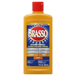Brasso Braso Metal Polish, 8 Fluid Ounce, 8 Per Case
