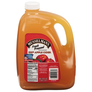 Musselman's Fresh Pressed 100% Apple Cider, 128 Fluid Ounce, 4 Per Case