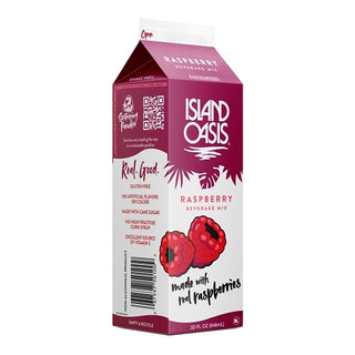 Island Oasis Raspberry Mix, 32 Fluid Ounce, 12 Per Case