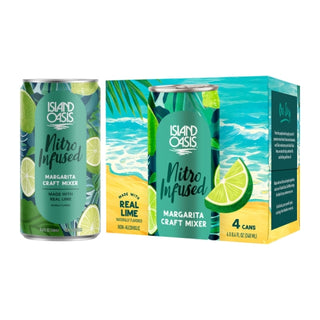 Island Oasis Margarita Craft Mixer, 8.4 Fluid Ounce, 4 Per Pack, 6 Per Case