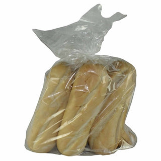 Bimbo Bakehouse 8 Inch White Sub Roll, 12 Count, 6 Per Pack, 12 Per Case