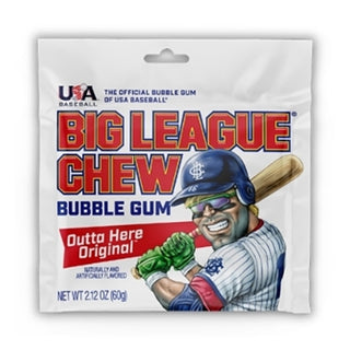 Big League Chew Original Pouch, 2.12 Ounce, 12 Per Pack, 9 Per Case