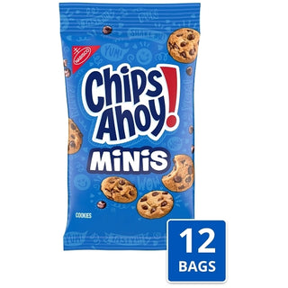 Chips Ahoy Big Bag Mini Cookies, 3 Ounce, 12 Per Case