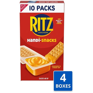 Handi Snacks Ritz Crackers N Cheez Two Compartment Snacks, 0.95 Ounce, 10 Per Pack, 4 Per Case
