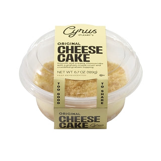 Cyrus O'leary's Original Mini Cheesecake, 0.418 Pound, 8 Per Case