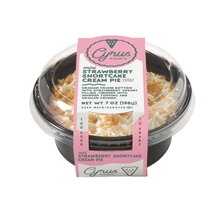 Cyrus O'leary's Mini Strawberry Shortbread Cream Pie, 7 Ounce, 16 Per Case