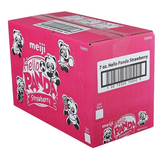 Hello Panda Strawberry Creme Filled Bite Size Cookie, 7 Ounce, 6 Per Case