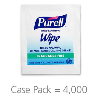 Purell Sanitizing Hand Wipes, 1 Count, 4000 Per Case
