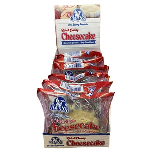 Nemo's Individually Wrapped New York Style Cheesecake, 4 Ounce, 6 Per Pack, 4 Per Case