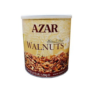 Azar Raw Fancy Half & Piece Walnut, 2.75 Pound, 6 Per Case
