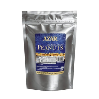 Azar Unsalted Dry Roast Peanut, 2 Pound, 3 Per Case