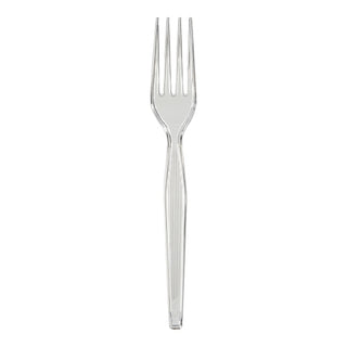 Dixie Heavy Weight Polystyrene Crystal Fork, 1000 Count