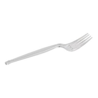 Dixie Heavy Weight Polystyrene Crystal Fork, 1000 Count
