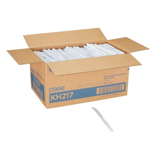 Dixie Heavy Weight Polystyrene White Knife, 1000 Count