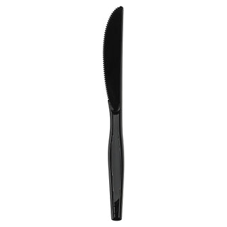 Dixie Heavy Weight Polystyrene Black Knife, 1000 Count