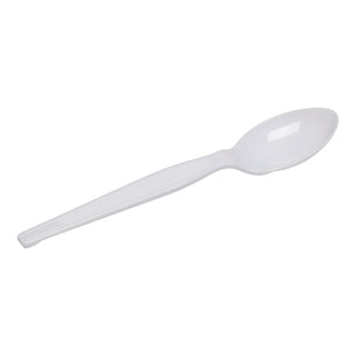 Dixie 6 Inch Heavyweight Polystyrene White Spoon, 1000 Count