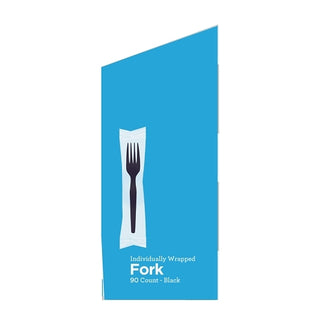 Dixie Forks Wrapped Medium Weight Polystyrene, 90 Count, 6 Per Case