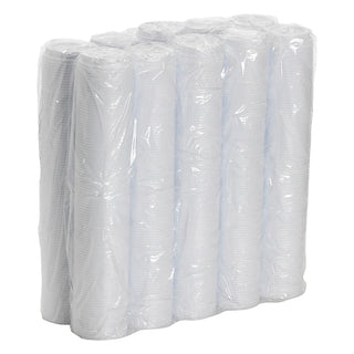 Dixie White Lid Fits Perfectouch 10 And 20 Ounce Paper Hot Cup, 100 Count, 10 Per Case