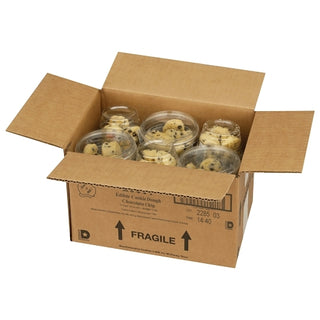 Cookies N Milk Edible Chocolate Chip Cookie Dough Mini Cups, 3.6 Ounce, 12 Per Case