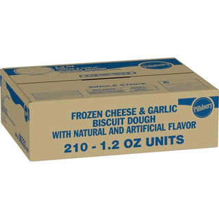 Pillsbury Mini Garlic And Cheddar Biscuit Dough, 1.2 Ounce, 210 Per Case