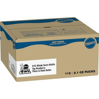 Pillsbury Place & Bake Whole Grain Chocolate Muffin Top, 2.1 Ounce, 112 Per Case