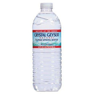 Crystal Geyser Natural Alpine Spring Water, 16.9 oz (Pack of 35)