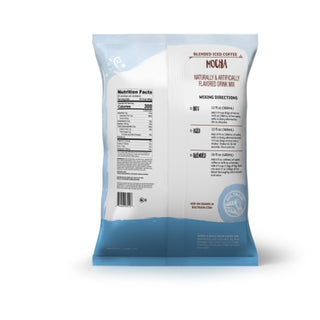 Big Train No Sugar Added Mocha Blended Ice Coffee Powdered Drink Mix, 3.5 Pound, 5 Per Case