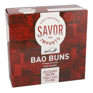 Savor Imports Bao Buns, 3 Pound, 6 Per Case
