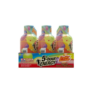 5-Hour Energy Shot Extra Strength Fruity Rainbow, 12 Count, 18 Per Case