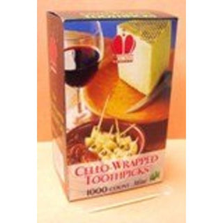 Goldmax Individually Wrapped Cello Mint Toothpick, 1000 Count, 12 Per Case